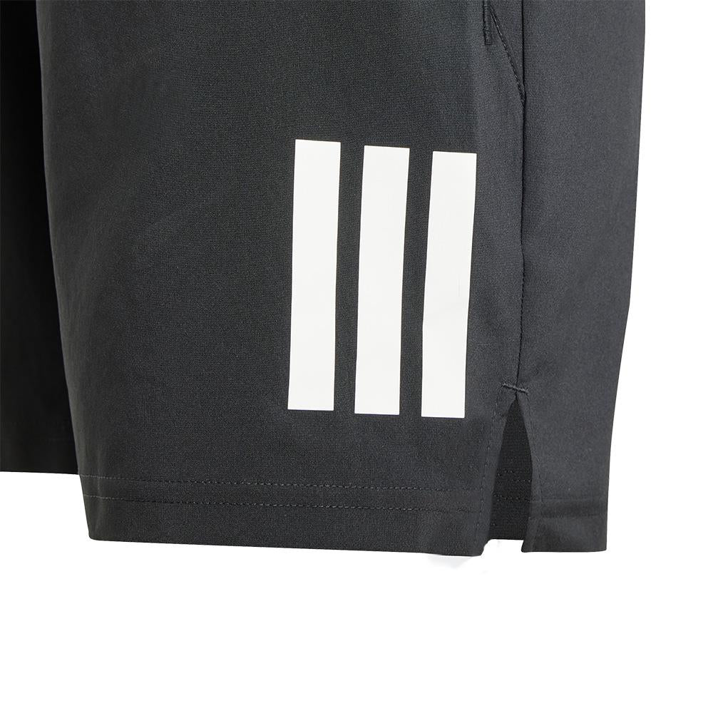 adidas Boys Club 3 Stripe Short - Black