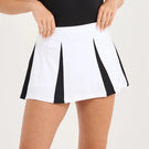 Sofibella Women's Monochrome 13" Skirt - White/Black