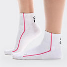 On Court Mid 1 Pack Socks - White/Pink