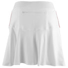 Lija Women's Don't Stop Me Now Dash 15" Skirt - White/Olive