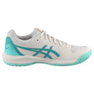 Asics Women's Gel-Dedicate 8 - Pickleball - White/Energy Aqua