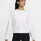 Nike Women's Dri-Fit One Crew-Neck Sweatshirt - White