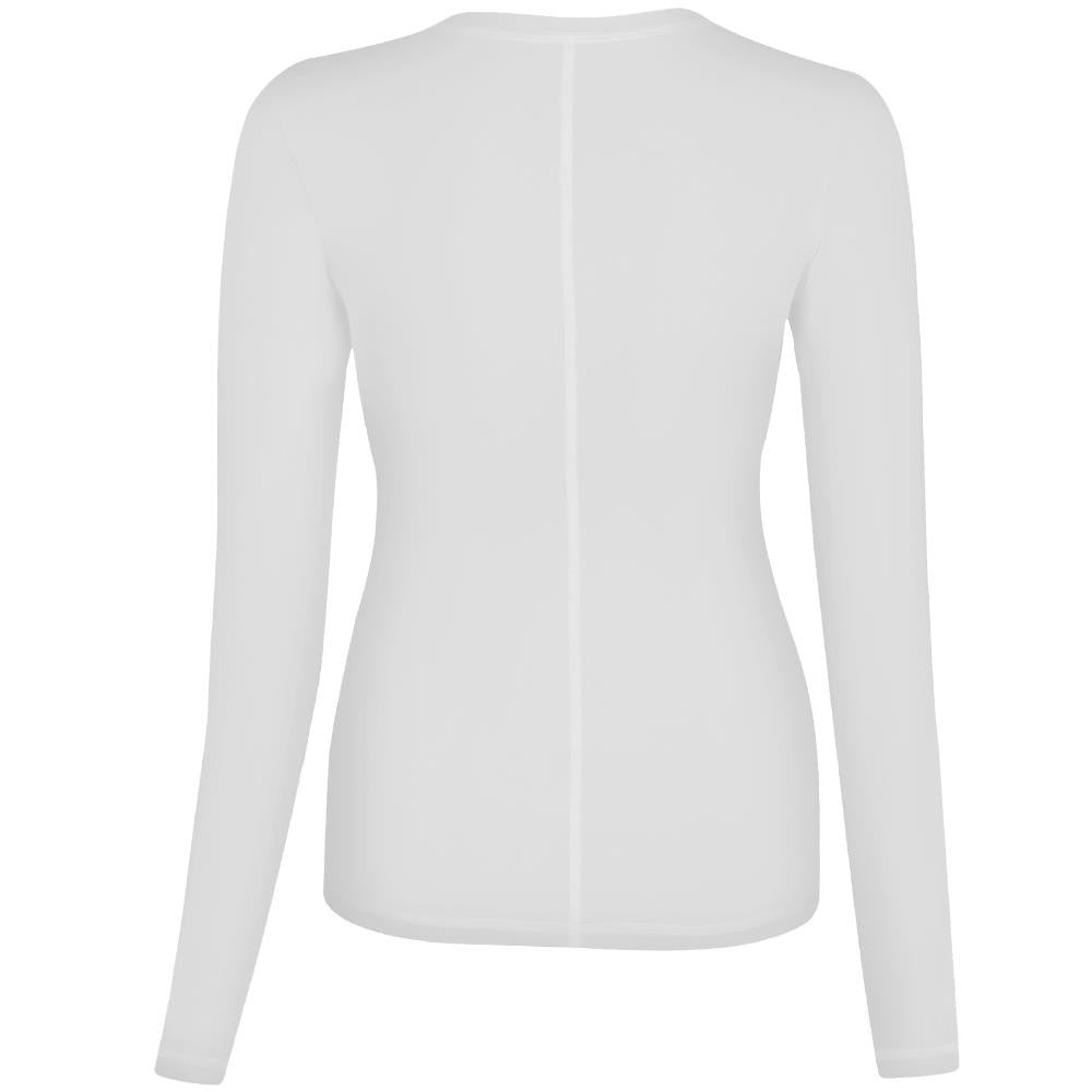 Sofibella Girls Crewneck Longsleeve Top - White