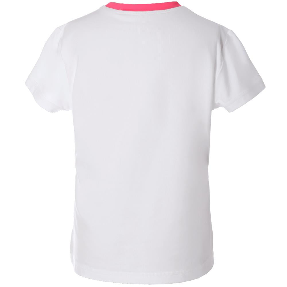 Sofibella Girls Tokyo Score Shortsleeve Tee - White/Pink