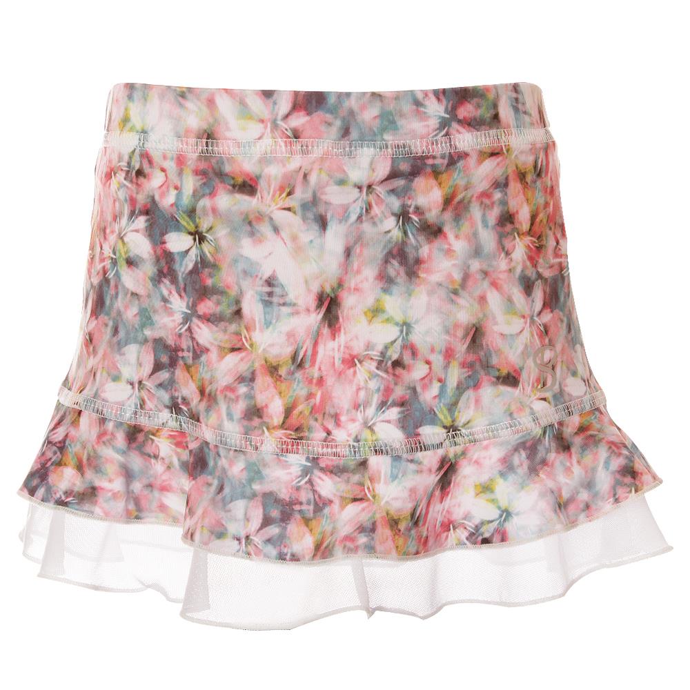 Sofibella Girls UV Colors Ruffle Skort - Blossom Print