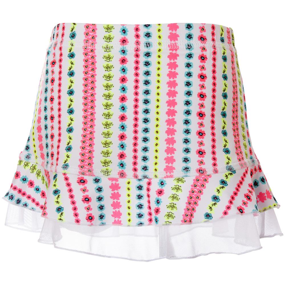 Sofibella Girls UV Colors Ruffle Skort - Candy Print