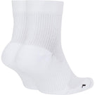Nike Multiplier Max Ankle 2 Pack Socks - White