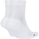 Nike Multiplier Max 2 Pack Ankle Socks - White