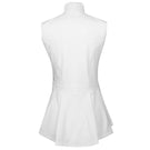 Sofibella Women's UV Staples Pleated Vest - White