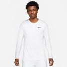 Nike Men's Advantage 1/2 Zip Longsleeve - White