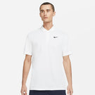Nike Men's DriFit Solid Polo - White/Black