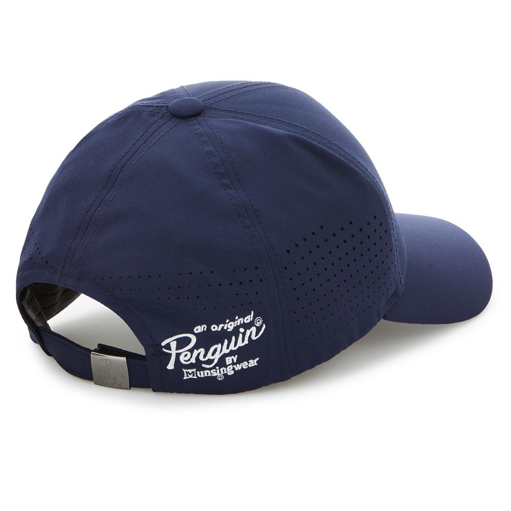 Penguin Lightweight Perforated Hat - Black Iris