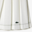 Lacoste Women's Pleated Skirt - Flour