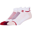 Asics Women's Intensity 2 Socks - Brilliant White/Red