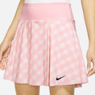 Nike Women's Advantage Club Print Skirt - Soft Pink