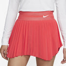 Nike Women's Slam Pleated Skirt - Ember Glow/White