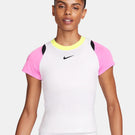 Nike Women's Advantage Short Sleeve - White/Playful Pink