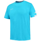 Babolat Men's Play Crew Neck Tee - Cyan Blue