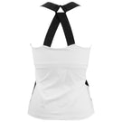 Sofibella Women's Monochrome Tank - White/Black