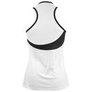 Sofibella Women's Monochrome Racerback Tank - White/Black