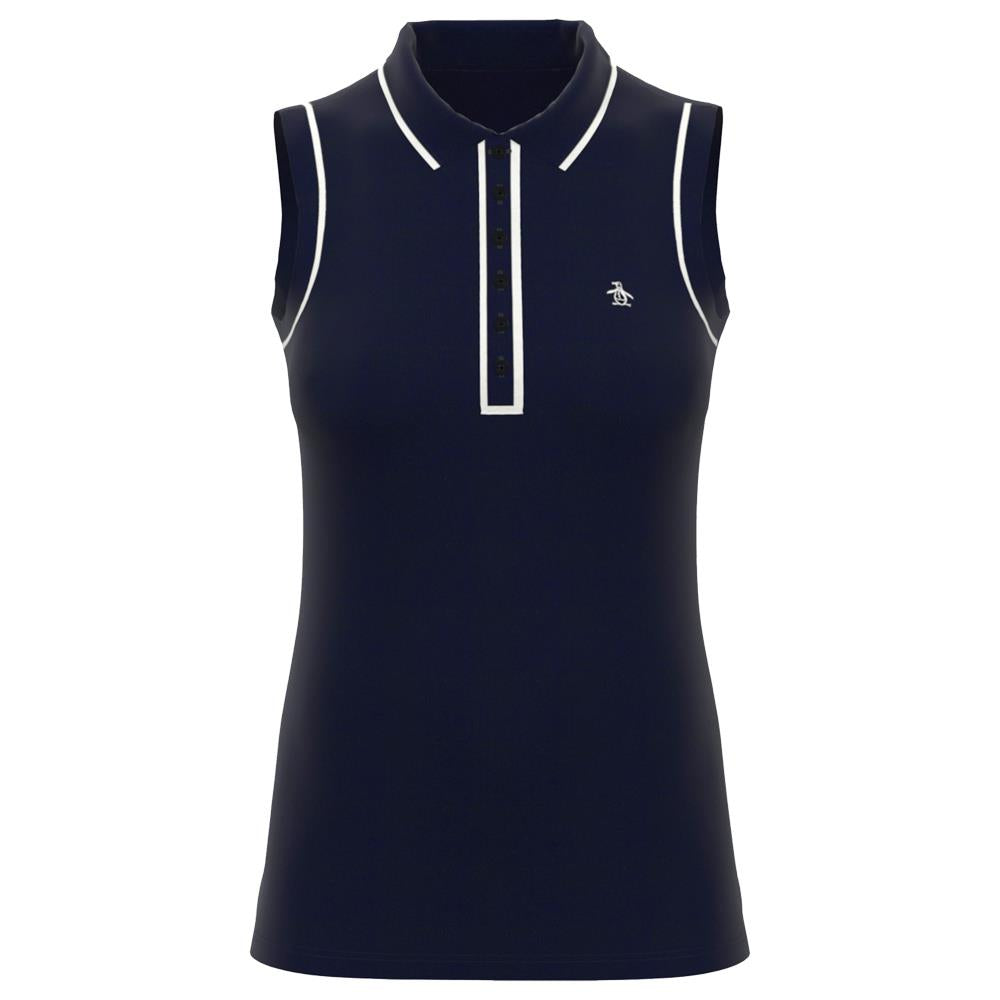 Penguin Women's Veronica Sleeveless Polo - Black Iris