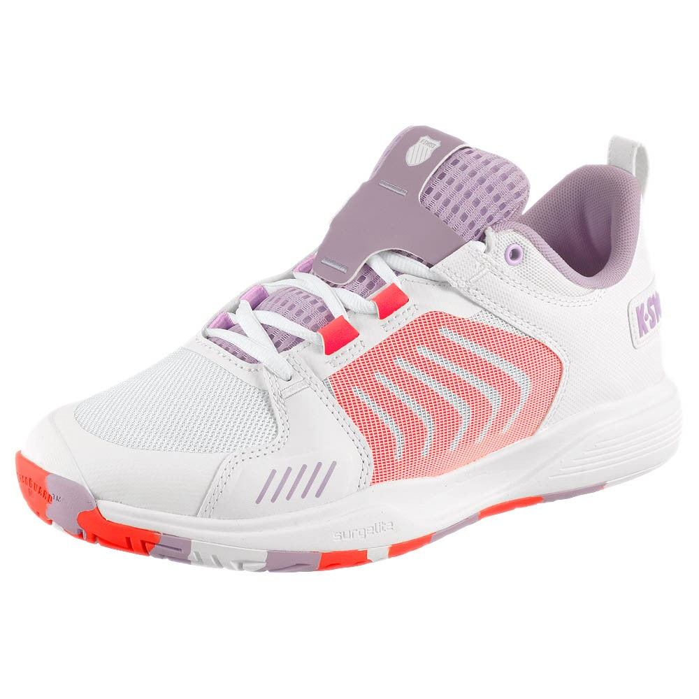 K-Swiss Women's Ultrashot Team - White/Orchid Petal
