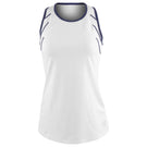 Sofibella Women's Indigo Racerback Tank - White/Navy