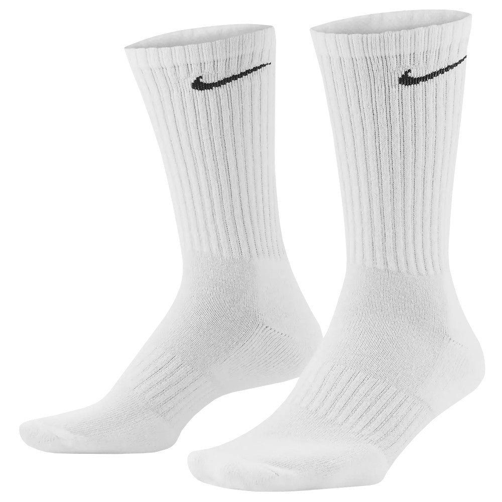 Nike Everyday Cushioned Crew 3 Pack Socks - White