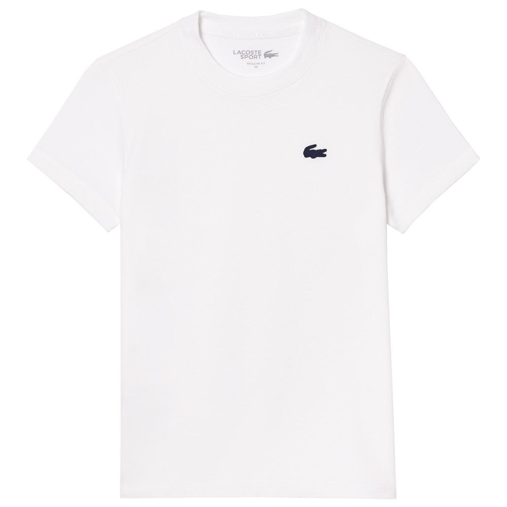 Lacoste Women's Ultra Dry Technical Cotton Tee - White