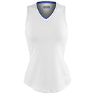 Lija Women's Hot Shot Victory Top - White/Royal Blue