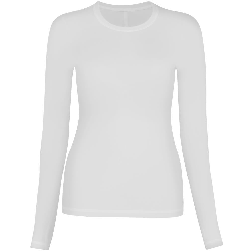 Sofibella Girls Crewneck Longsleeve Top - White
