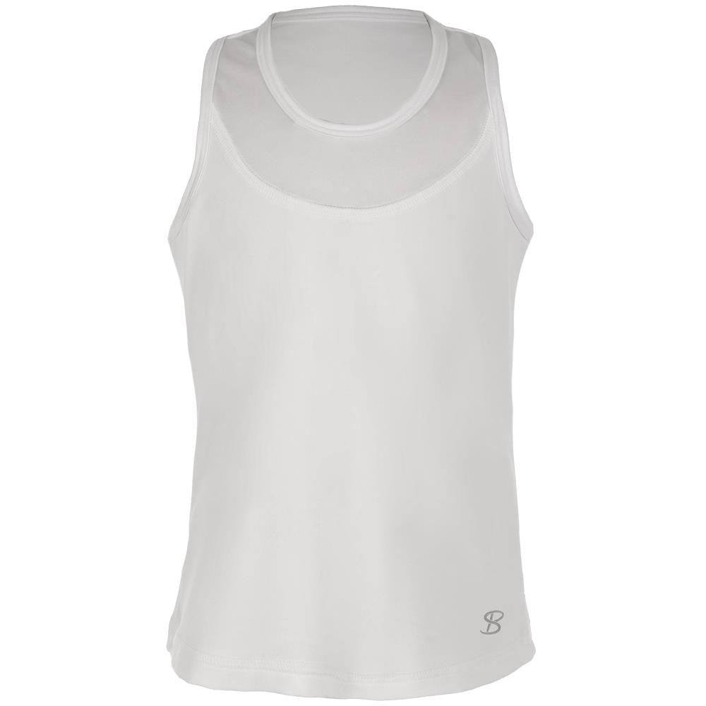 Sofibella Girls Victory Racerback Tank - White