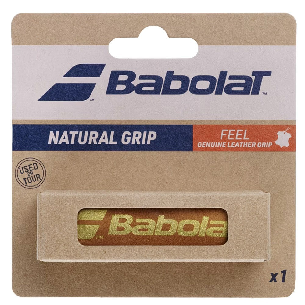 Babolat Natural Brown Leather Replacement Grip