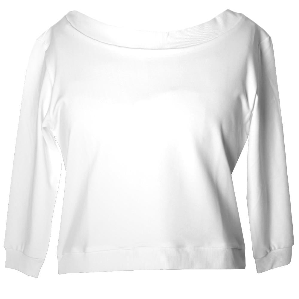 Sofibella Girls Harmonia 3/4 Sleeve Pullover - White