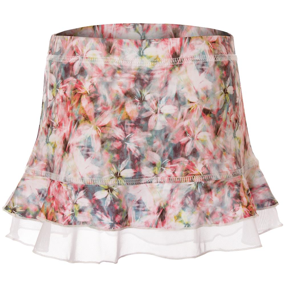 Sofibella Girls UV Colors Ruffle Skort - Blossom Print