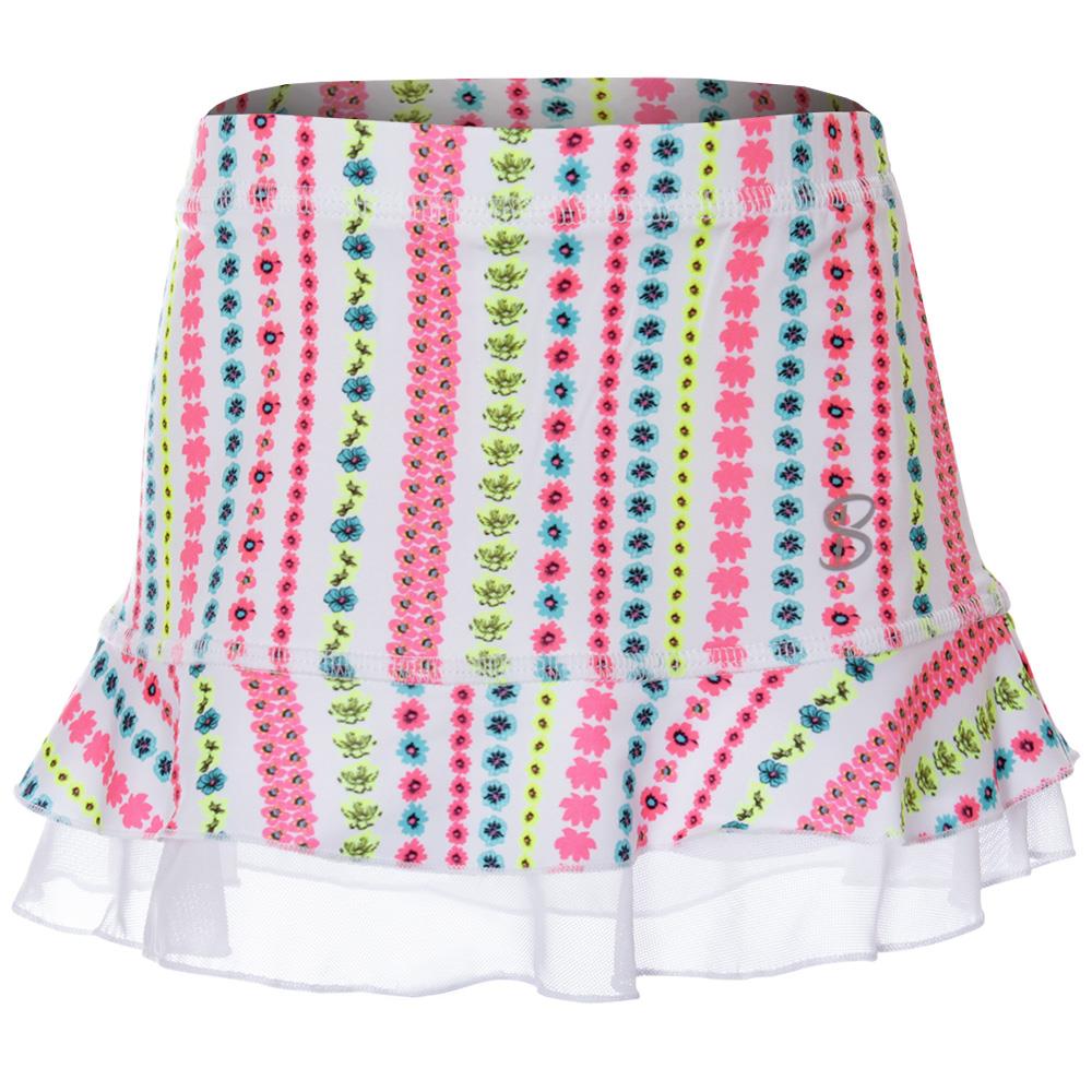 Sofibella Girls UV Colors Ruffle Skort - Candy Print