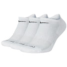 Nike Everyday Cushion No-Show 3 Pack Socks - White