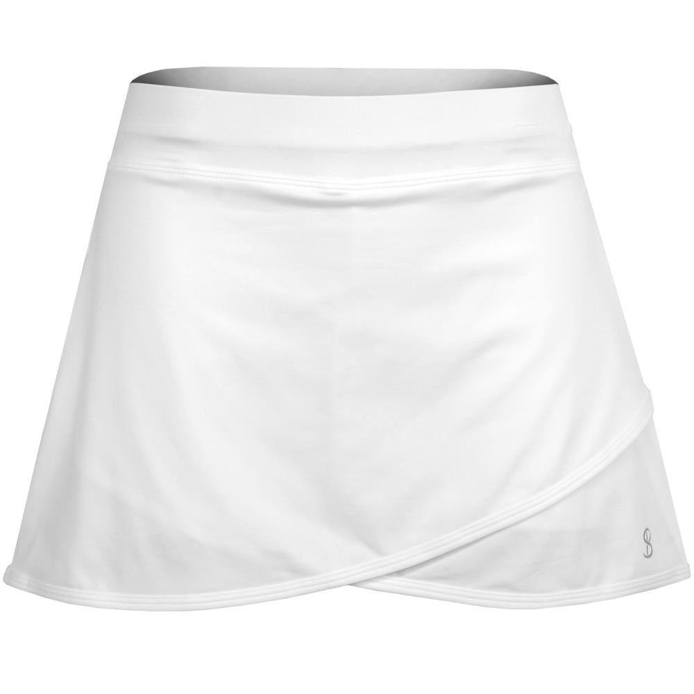Sofibella Women's UV Staples 14" Skort - White