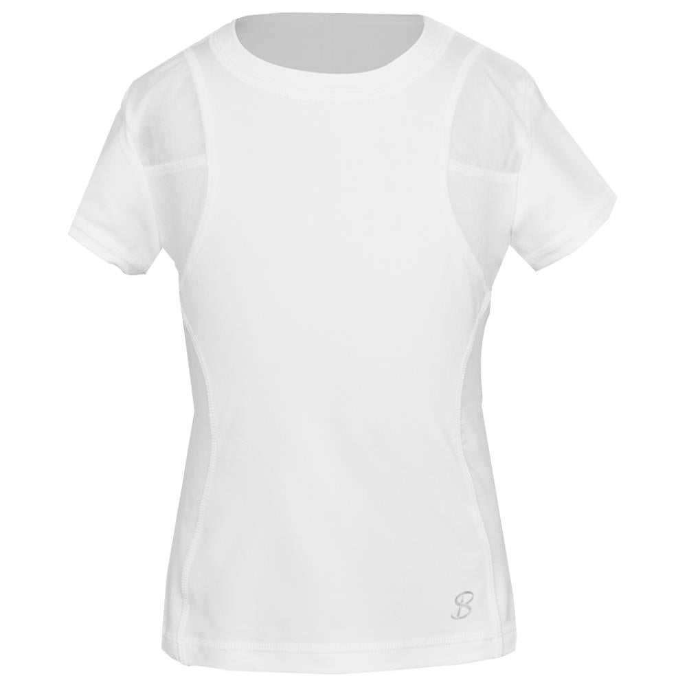 Sofibella Girls Club Lux Short Sleeve Top - White