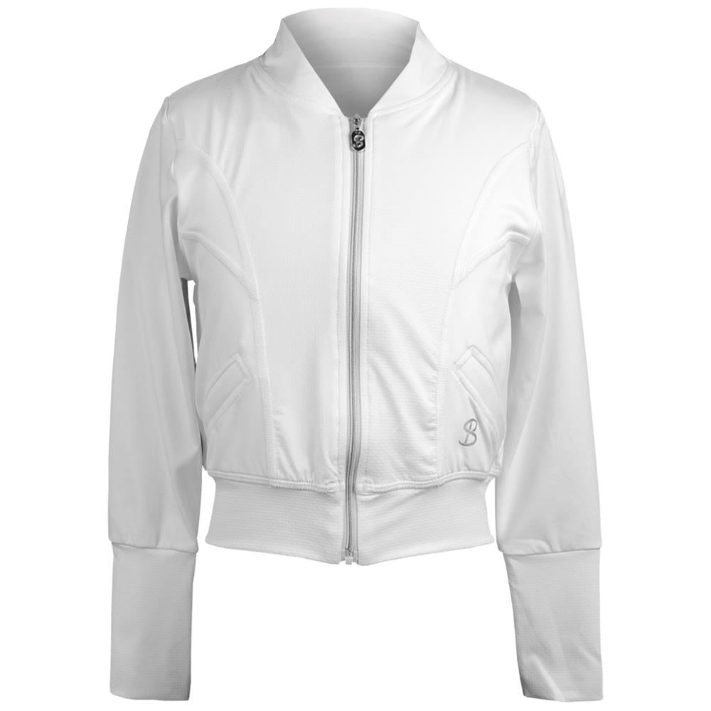 Sofibella Girls Center Line Jacket - White