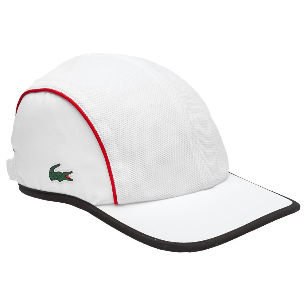 Lacoste Men's Sport Mesh Panel Light Cap - White