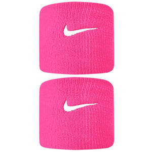 Nike Swoosh Premier DriFit Wristbands - Hyper Pink/White