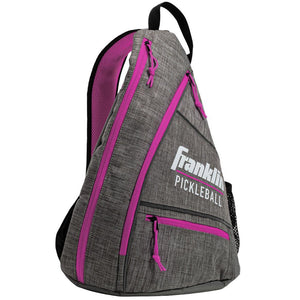 Franklin Pickleball Sling Bag - Pink/Grey