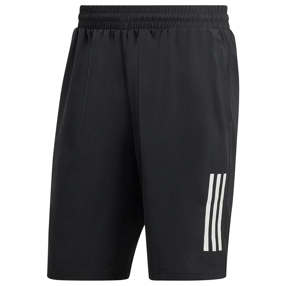 adidas Men's Club 3 Stripe 7" Short - Black