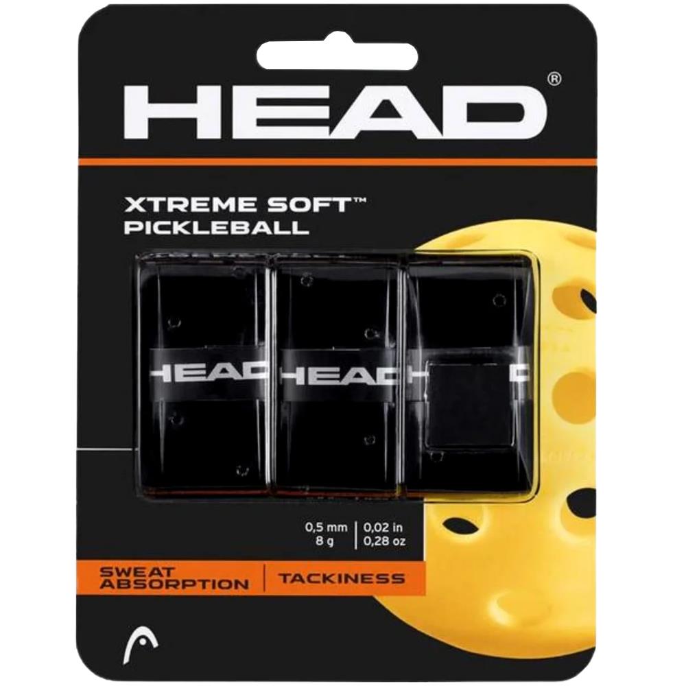 Head Xtreme Soft Pickleball Overgrip - Black