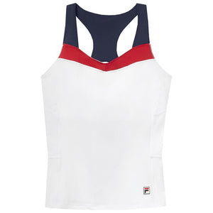 Fila Women's Heritage Essentials Racerback Tank - White