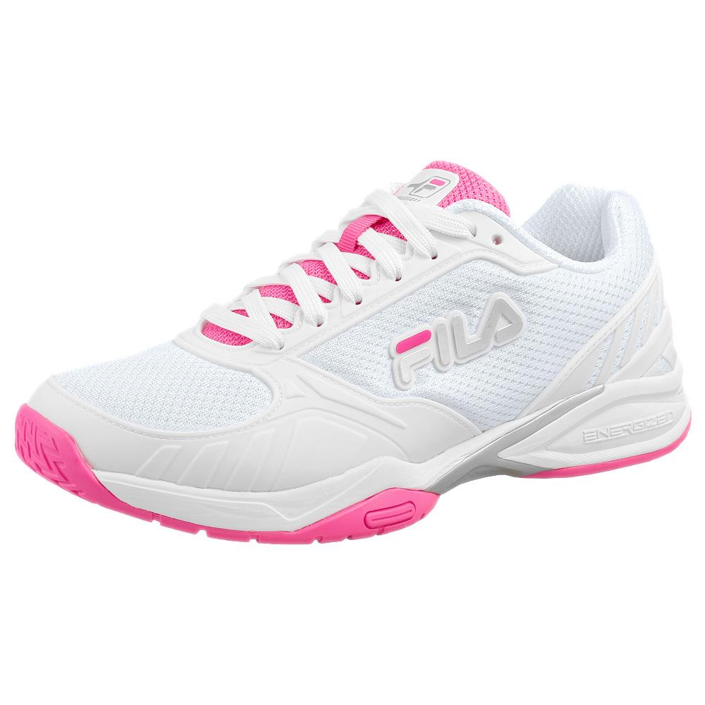Fila Women's Volley Zone - Pickleball - White/Knockout Pink