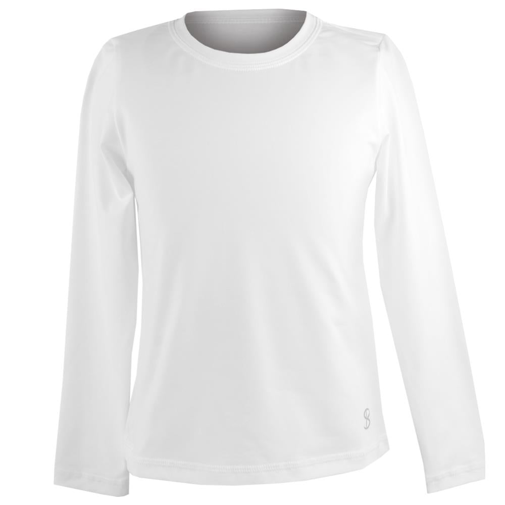 Sofibella Girls UV Colors Longsleeve Top - White