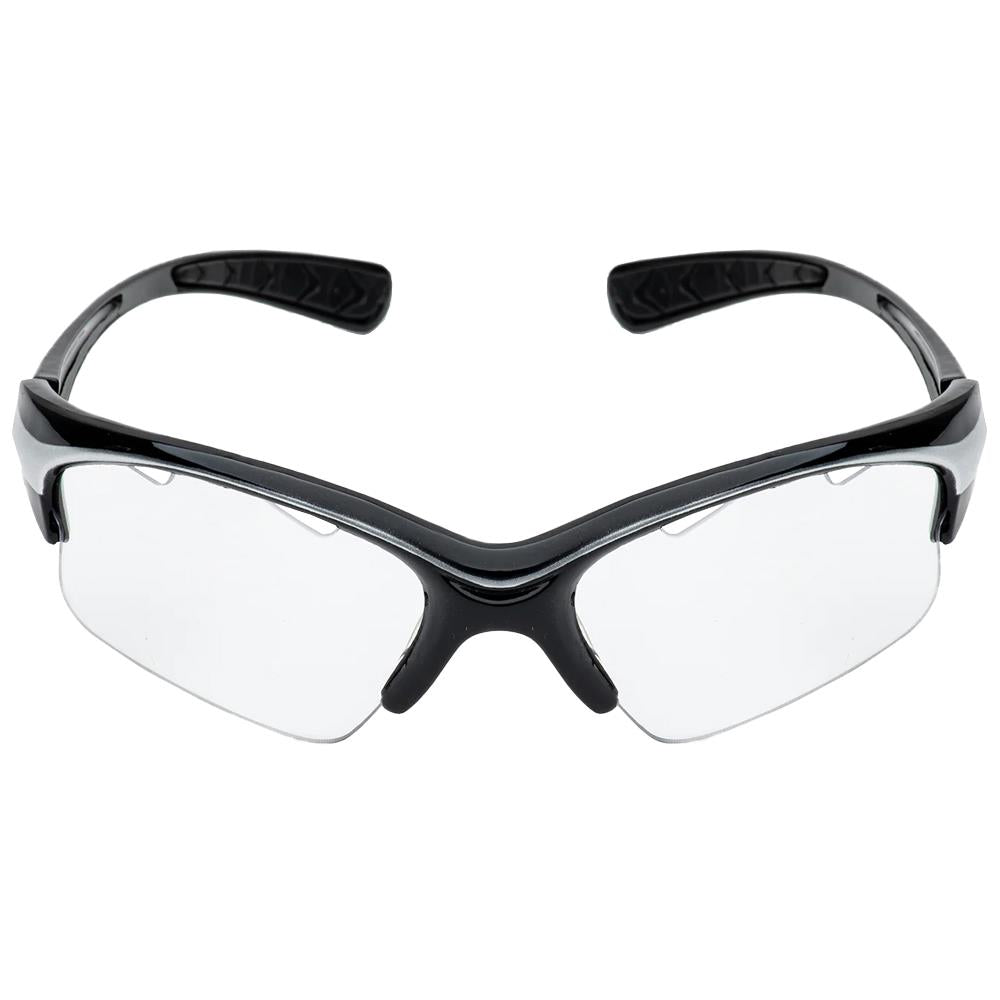 Black Knight Stiletto Protective Eyewear - Silver/Black