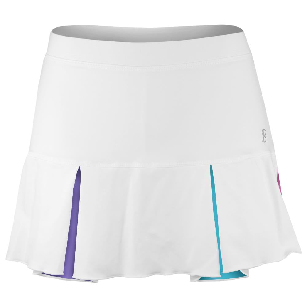 Sofibella Girls Spectrum Pleat Skort - White